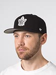 Бейсболка 47 BRAND арт. H-NSHOT18WBP-BKW Toronto Maple Leafs NHL (черный)